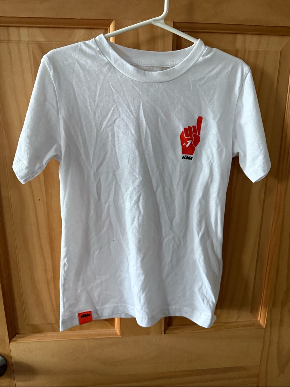 Boys KTM T-Shirt Size Small 7-8 Years. Has A Mark On Shirt, See Pictures